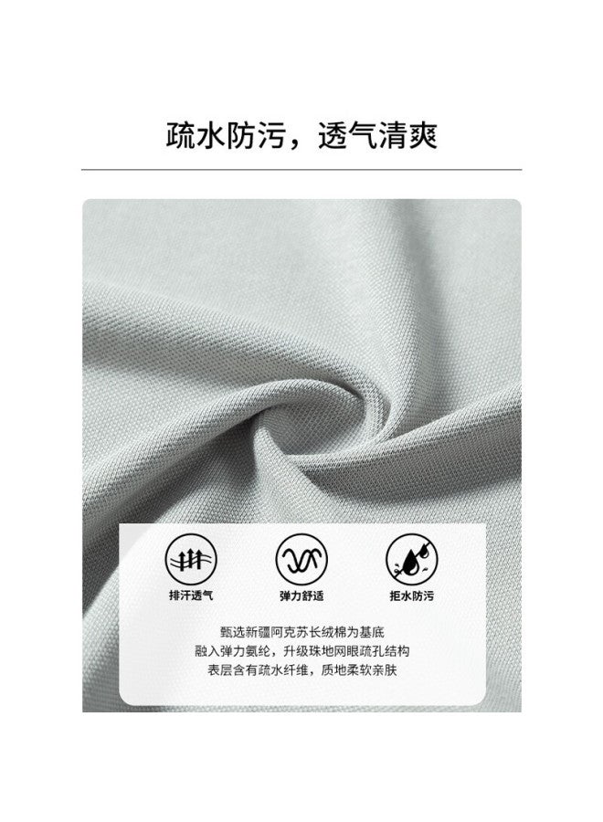 ASK Wendao Casual Polo Shirt Blue 5XL - Image 3