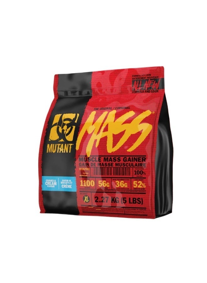 Mutant Muscle Mass Gainer 5 Lbs Cookies&Cream - Image 1