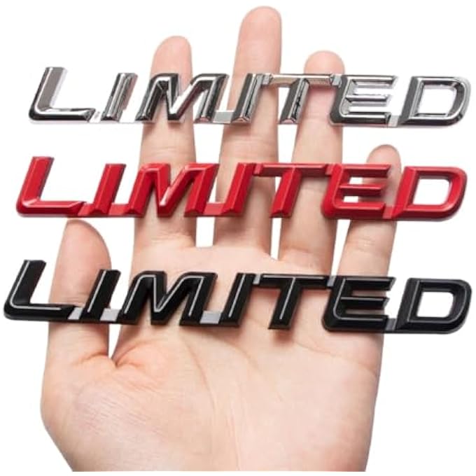 ريحني شعار المعدن ثلاثي الأبعاد ثلاثي الأبعاد للسيارة ثلاثية الأبعاد، شعار شعار الصندوق الكهربائي إصدار محدود، ملصق هيكل الهيكل، شعار الرفرف، إكسسوارات السيارات فضية - Image 2