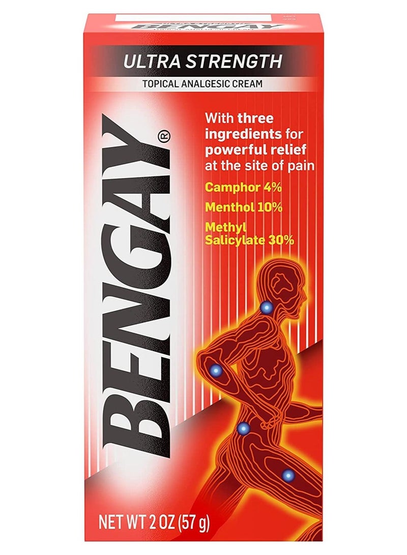 Analgesic cream for arthritis, muscles and back 2 oz