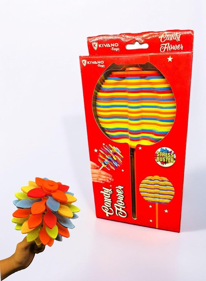 Lavilok Spin Candy Flower Rotating Lollipop Magic Lollipop Tree Stress Relief Toys Rattle (Multicolor)_F45 - Image 5