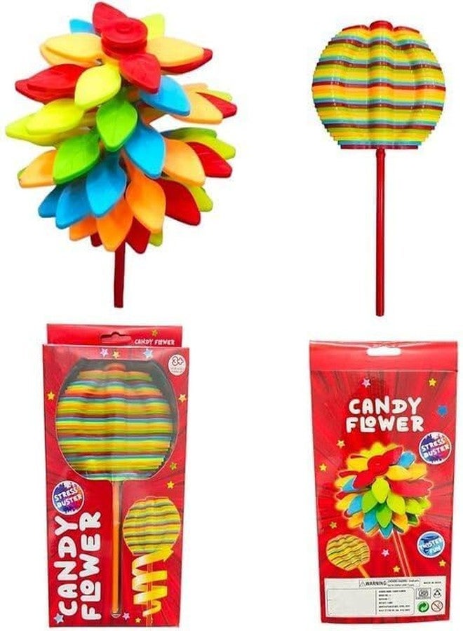 Lavilok Spin Candy Flower Rotating Lollipop Magic Lollipop Tree Stress Relief Toys Rattle (Multicolor)_F45 - Image 1