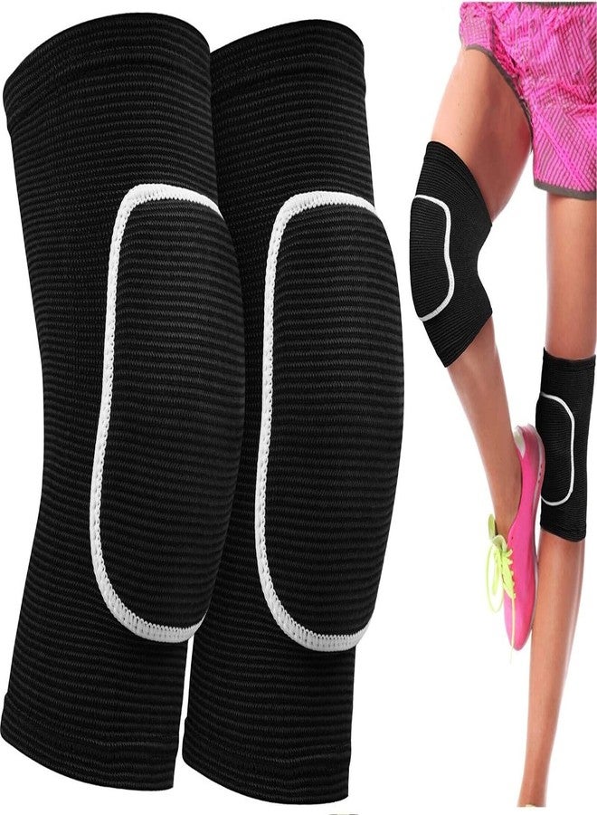 UROCK Knee Pads for Dancers, Soft Breathable Knee Pads for Men Women Kids Knees Protective, Knee Brace for Volleyball Football Dance Yoga (Black) (M) - Image 4