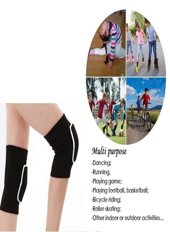 UROCK Knee Pads for Dancers, Soft Breathable Knee Pads for Men Women Kids Knees Protective, Knee Brace for Volleyball Football Dance Yoga (Black) (M) - Image 3