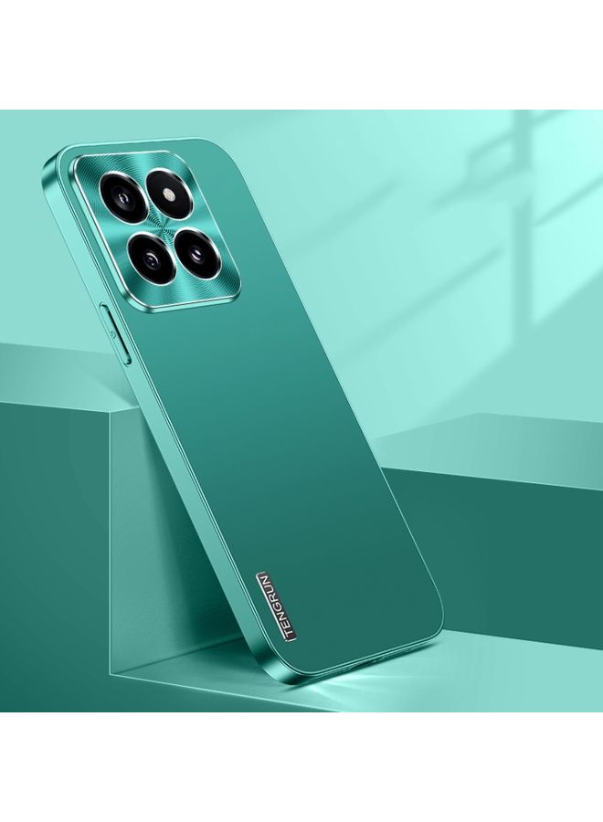 Case Cover For Xiaomi 14 Streamer Series Micro Frosted Metal Paint PC Phone Case Alpine Green