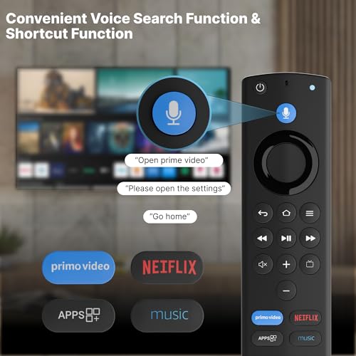 ZdalaMit Original Replacement Voice Remote Control for FlRE TV Stick and for AMZ FlRE TV Stick - Image 2