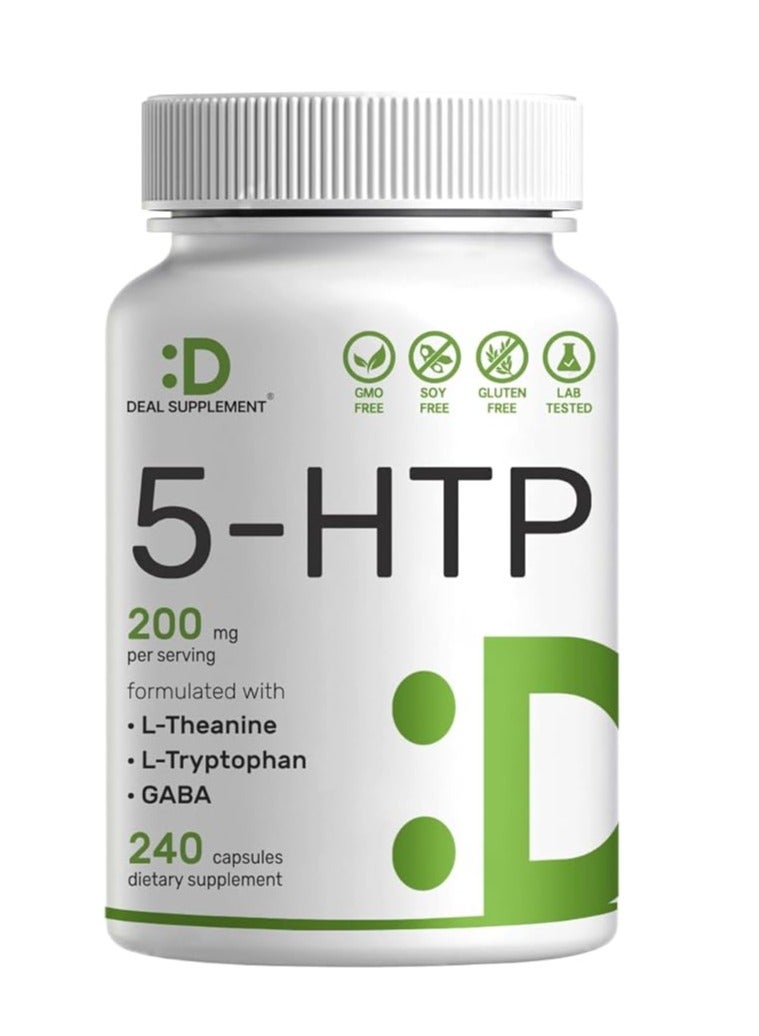DEAL SUPPLEMENT 5-HTP Relaxation Support Supplement 240 Capsules