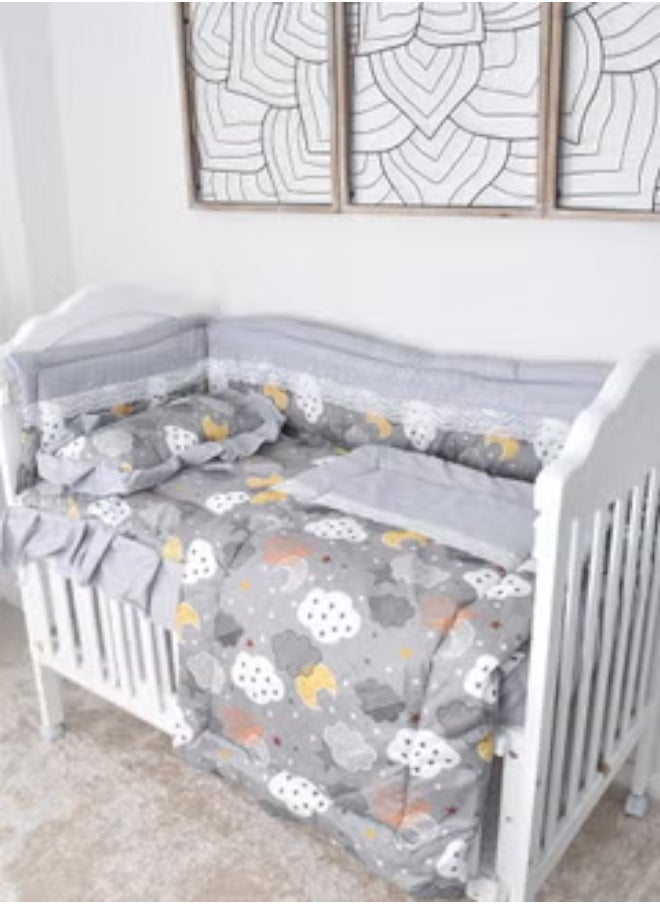 molody Children's Bed Comforter Set, 6 Pieces, Size120 x60 cm  - Image 1