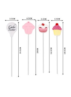 SUMAJU 4 Pcs Cake Tester, Stainless Steel Cake Testing Needles Reusable Cake Probe Cake Skewer Needles for Kitchen Home Baking Tools Stocking Stuffers Christmas Gifts for Bakers  - Image 2