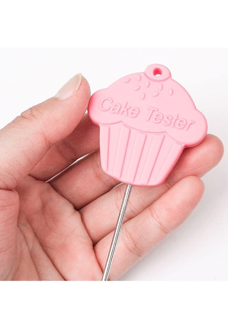 SUMAJU 4 Pcs Cake Tester, Stainless Steel Cake Testing Needles Reusable Cake Probe Cake Skewer Needles for Kitchen Home Baking Tools Stocking Stuffers Christmas Gifts for Bakers  - Image 3