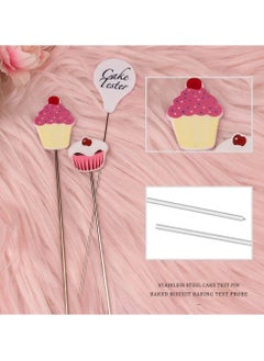 SUMAJU 4 Pcs Cake Tester, Stainless Steel Cake Testing Needles Reusable Cake Probe Cake Skewer Needles for Kitchen Home Baking Tools Stocking Stuffers Christmas Gifts for Bakers  - Image 4