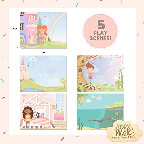 Story Magic Large Sticker Book by Horizon Group USA Create Your Own Magical Adventures Inside a 14 x 11 Sticker Book Over 350 Repositionable Stickers Sticker Books for Kids 24 - Image 5