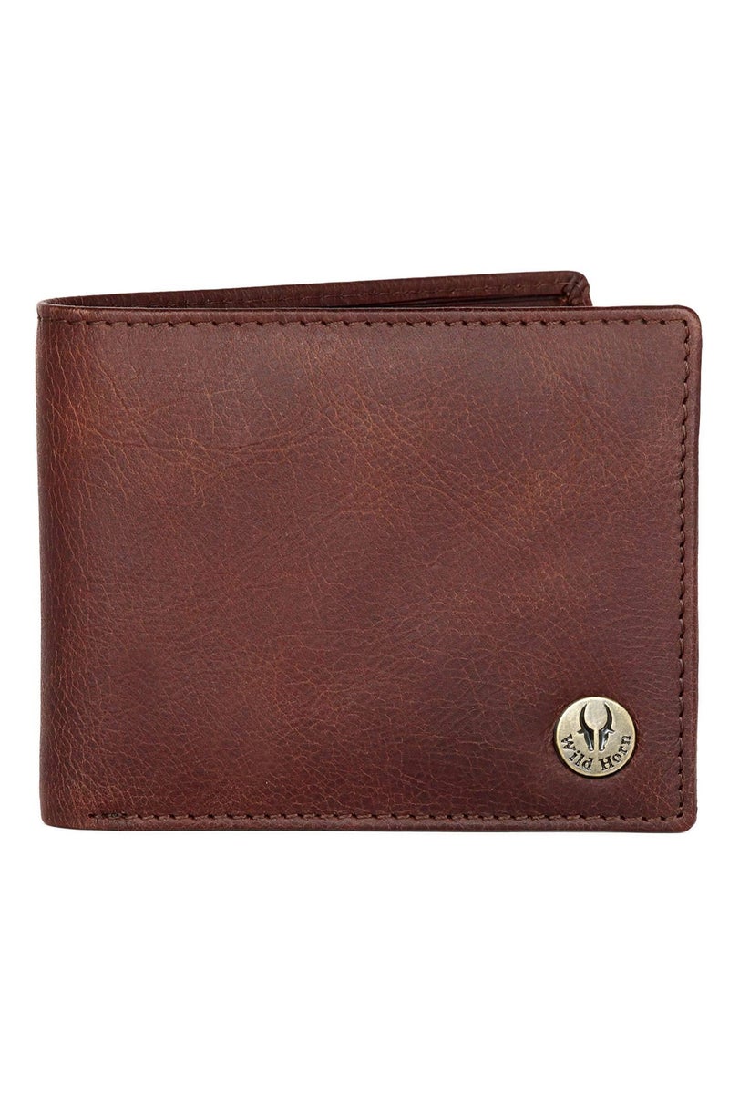WildHorn Brown Leather Men's Wallet (WH2052 CRACKLE) - Image 2