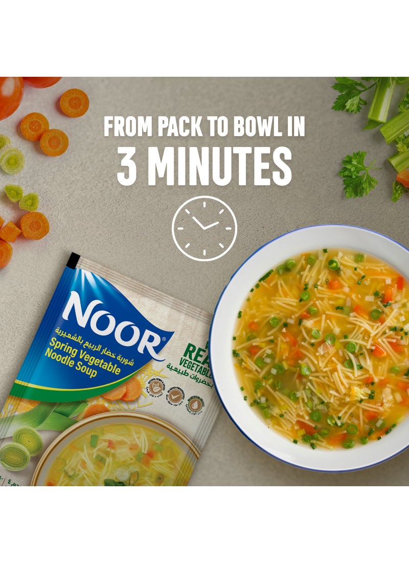 Noor Spring Vegetable Noodle Instant Soup 60g - Image 4