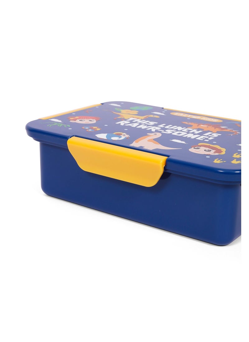Eazy Kids - Eazy Kids Lunch Box Set T-Rex- Blue - Image 1