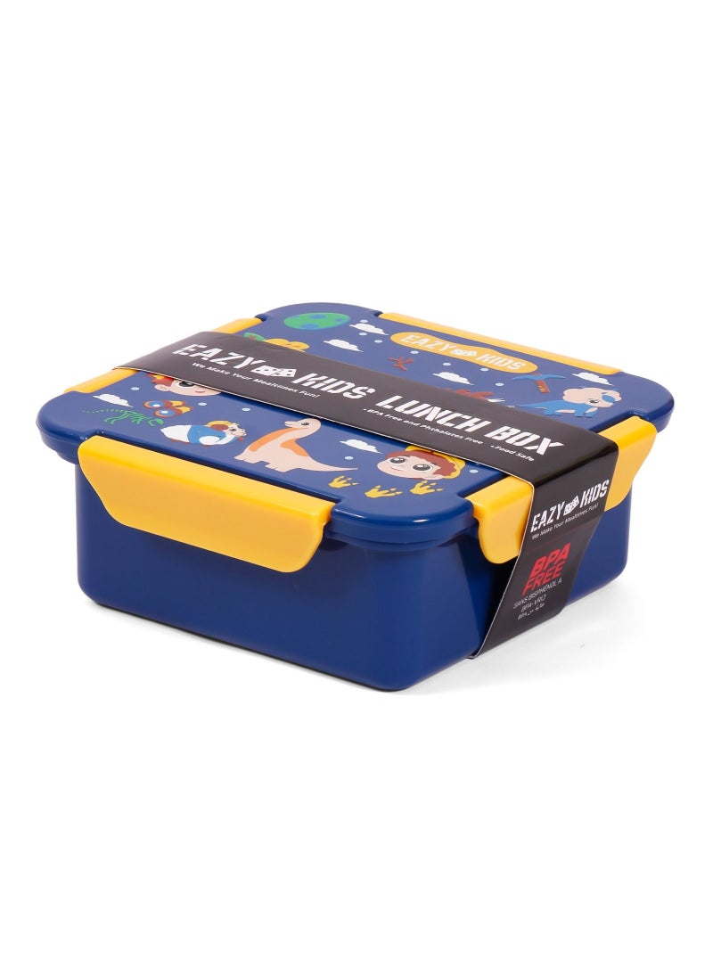 Eazy Kids - Eazy Kids Lunch Box Set T-Rex- Blue - Image 1
