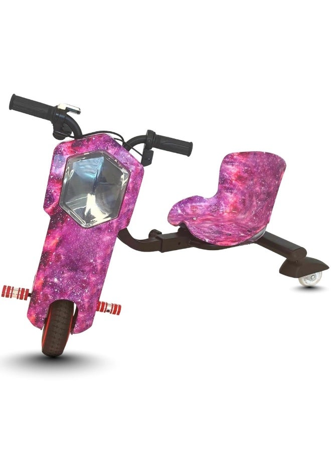 Kids Electric Drifting Scooter 3 Wheel with Rechargeable Battery and LED Lights - Image 3