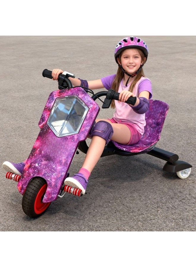 Kids Electric Drifting Scooter 3 Wheel with Rechargeable Battery and LED Lights - Image 5