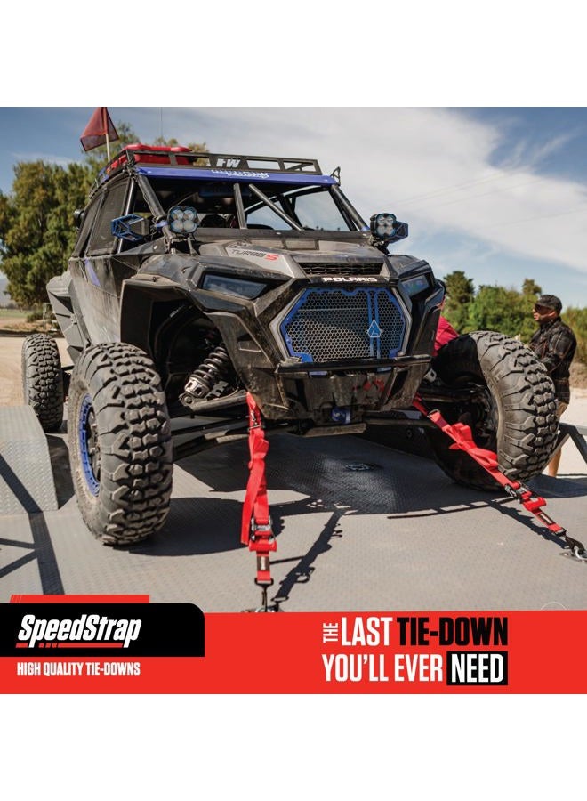 SpeedStrap UTV Tie-Down Kit - Red - Image 2