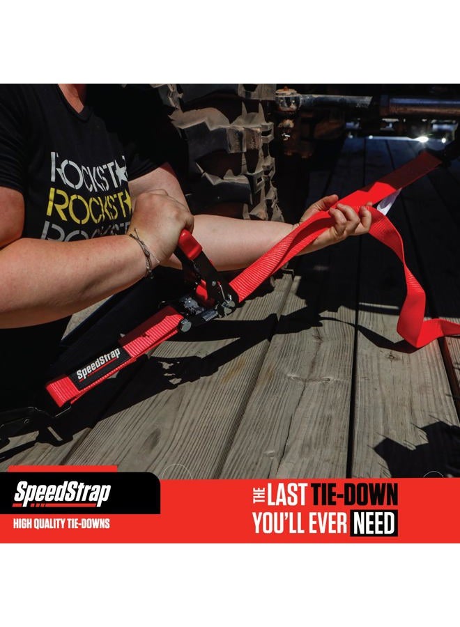 SpeedStrap UTV Tie-Down Kit - Red - Image 5