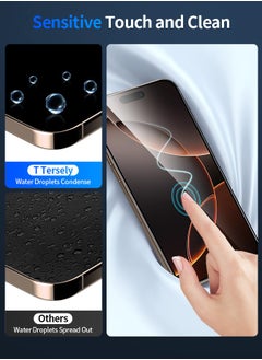 Tersely [3 Pack] Screen Protector for iPhone 16 Pro 6.3-inch with Auto Alignment Kit, Tempered Glass Film Bubble Free Full Coverage, HD Clear  - Image 4