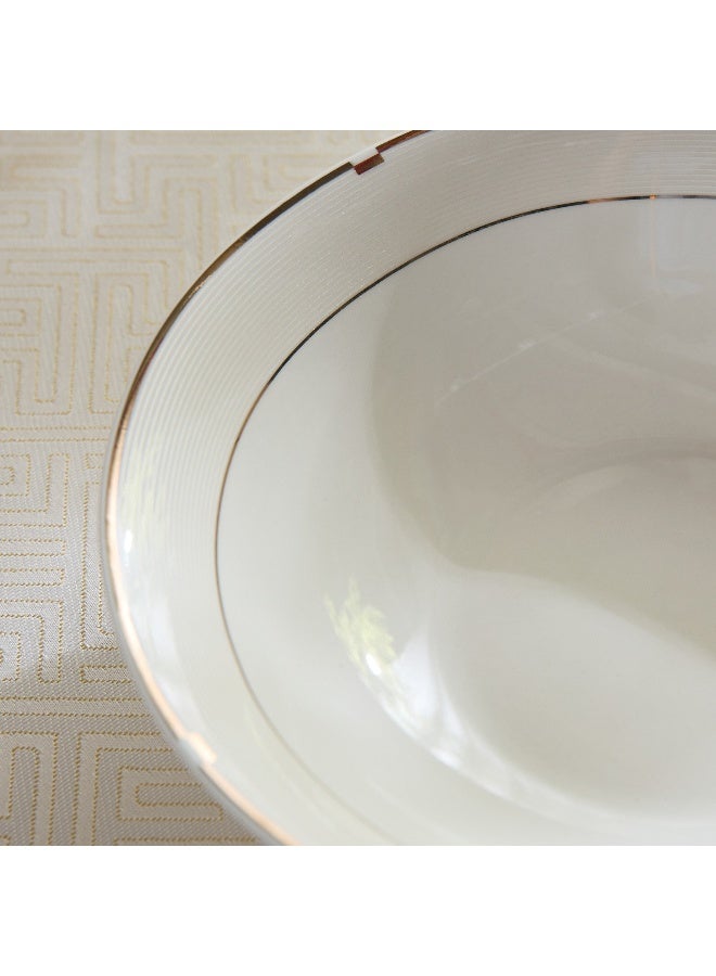 Home Box Gold Rib Serving Bowl - 22.5 cm - Image 3