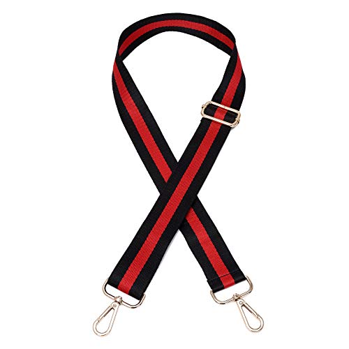 ZOOEASS Wide Shoulder Strap Adjustable Replacement Belt Guitar Style, Black, Size Long - Image 1