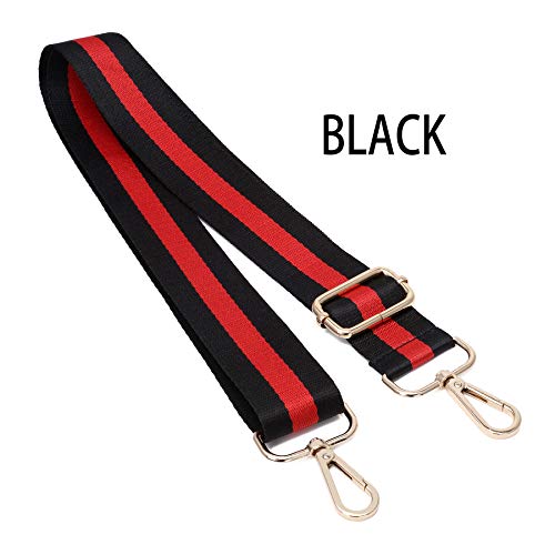 ZOOEASS Wide Shoulder Strap Adjustable Replacement Belt Guitar Style, Black, Size Long - Image 2