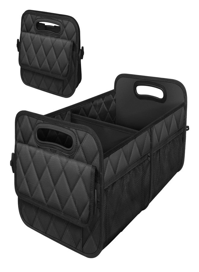 Deosk Car Trunk Organizer for SUV, Car Organizers and Storage with 6 Pocket, Car Accessories for Women/Men 50LWaterproof Polyester Trunk Organizer, Black - Image 1