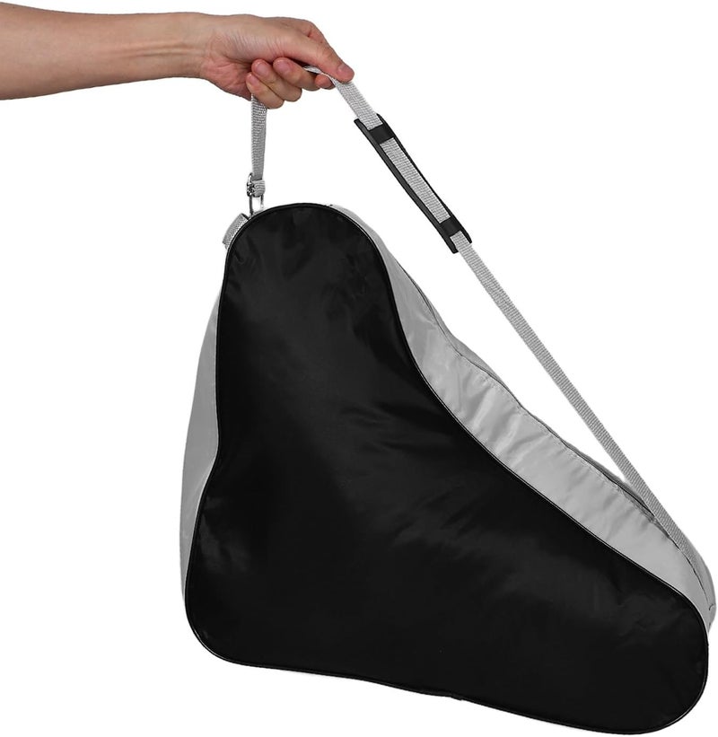 Triangle Roller Skate Bag Portable Ice Skating Backpack Single Shoulder Roller Skates Accessories Storage Case for Outdoor Sports and Travel - Image 4