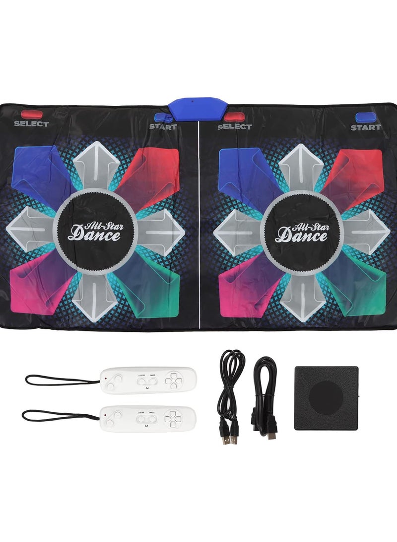 GGOOT Dance Mat Games for TV, Electronic Double Dance Mat, Dance Mat Double Game for Kids and Adults, Electronic Dance Pad Christmas Birthday Gift Toy with a HD Multimedia Interface - Image 3