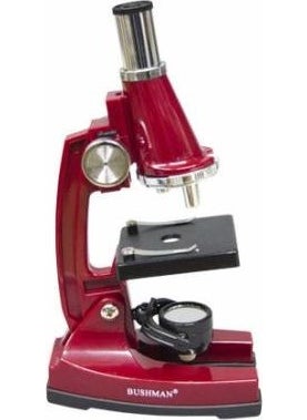 BUSHMAN Beginner Red Microscope 