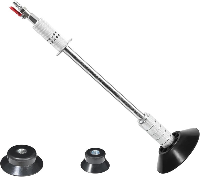 VQP Pneumatic Dent Puller, Pneumatic Suction Cup Dent Puller with 3 Suction Cups (3.2", 4.7", 6.1â€), Car Dent Puller Kit, Auto Body Dent Repair Kit, 23.2â€ Length - Image 1