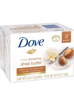 Dove Dove Purely Pampering Shea Butter Beauty Bar, 4 oz, 2 Bar 