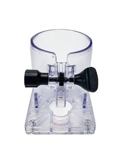 Mass Pro Mass Pro Universal Trimmer Shield with Base 65mm Clear Adjustable Shield 2 Knobs Woodworking Machine Parts  - Image 1