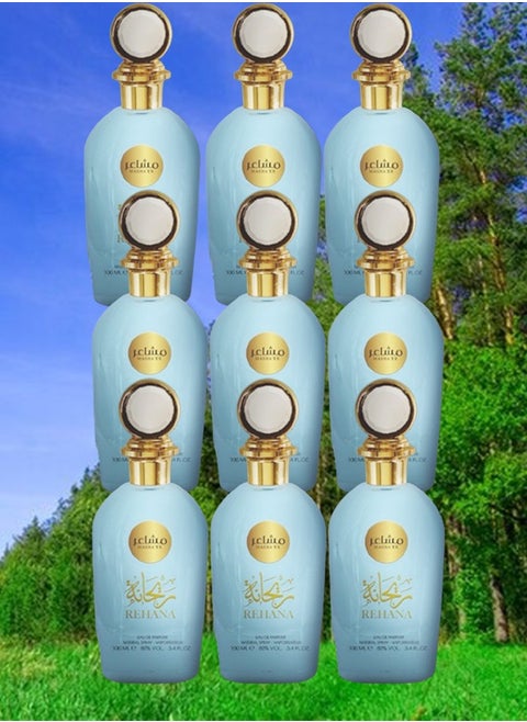 9 قطع عطر ريحانة مشاعر 100 مل