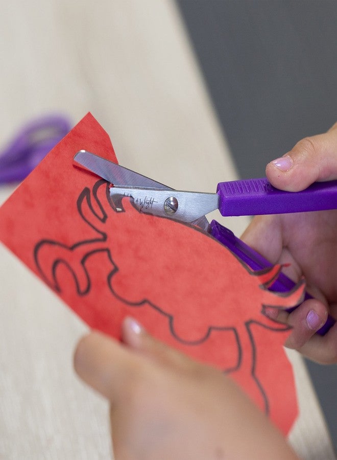 Ashton and Wright - Self-Opening Scissors with Protective Guard - Purple - Ambidextrous - Image 3