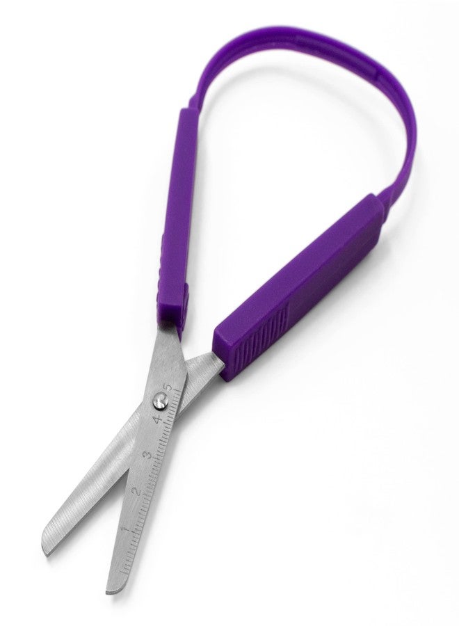 Ashton and Wright - Self-Opening Scissors with Protective Guard - Purple - Ambidextrous - Image 2
