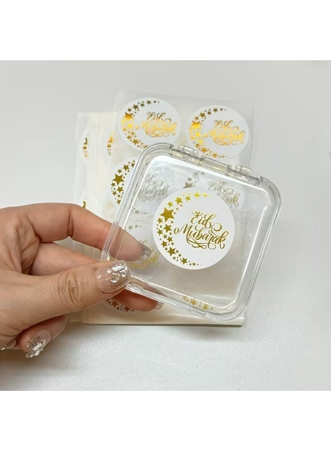 Kandid Eid 4x4cm Stickers 100pcs [Golden Foil] - Image 4