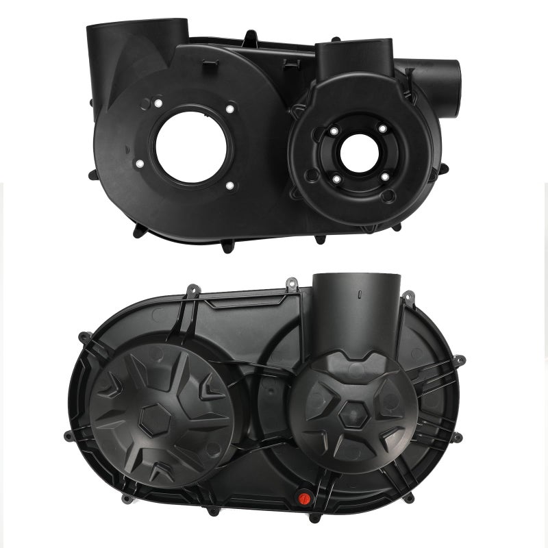 A UTV PRO X3 Outer Inner Clutch Housing Covers for 20172022 Can Am Maverick X3 Max Air Guide Clutch Belt Plate Transmission Cover Accessories Replace OEM 420212505720212508 420212605 2PCS