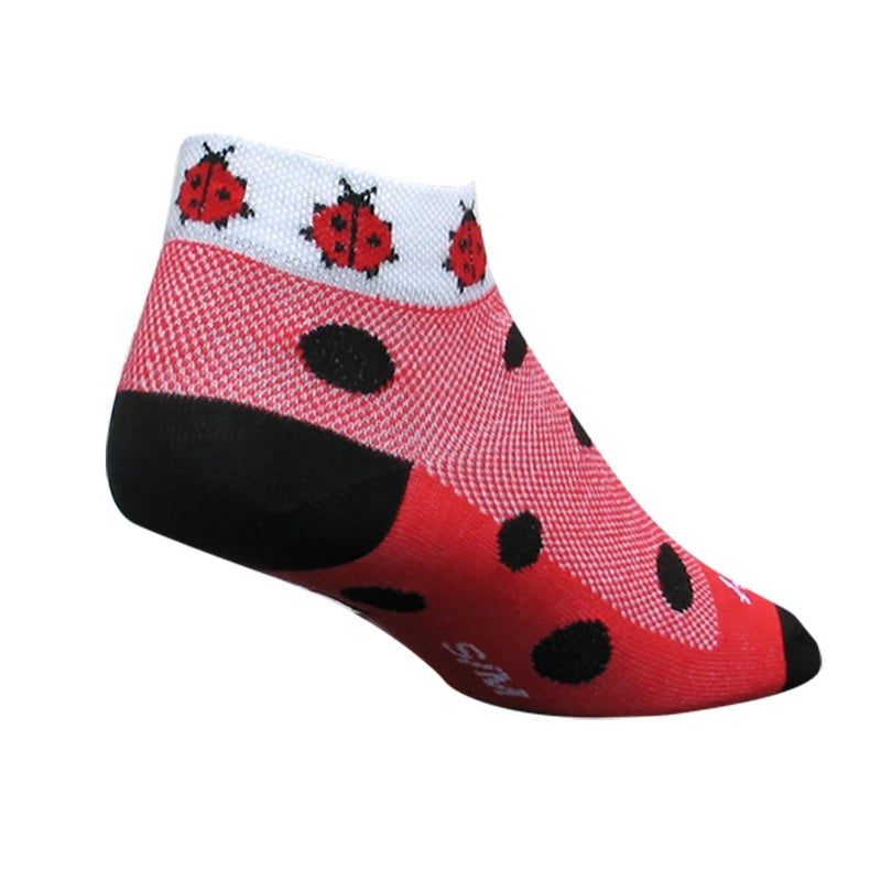 SockGuy, Women's Classic Socks - Small/Medium, Lady Bug - Image 3