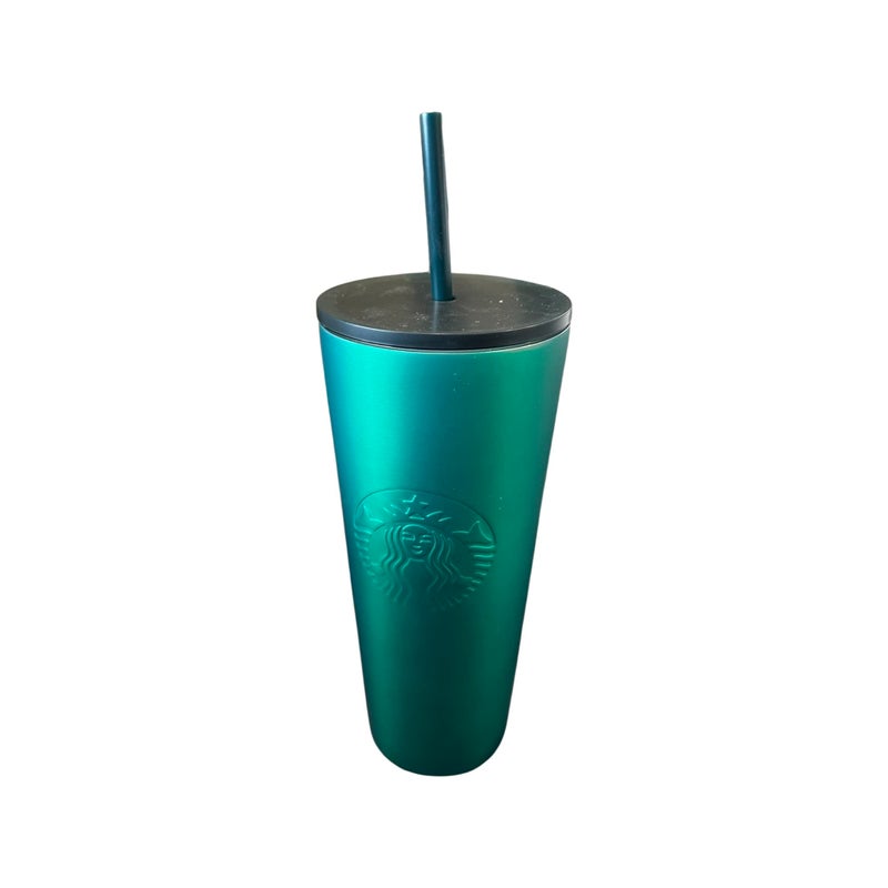 Starbucks 2023 Spring Green Stainless Steel Soft Touch 24oz Venti Tumbler - Image 1