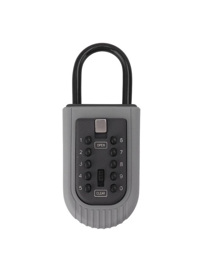 Key Lock Box Code Access Weather Resistant Wall Mount Safety Lock Box Key Lockbox with Hook for Home Car
