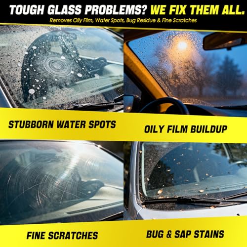DEAPLLEONC Cerium Oxide Glass Polishing Kit, Windshield Glass Scratch Remover - Restores Clarity & Removes Wiper Marks, Swirls, Water Spots - Complete DIY Kit - Image 5