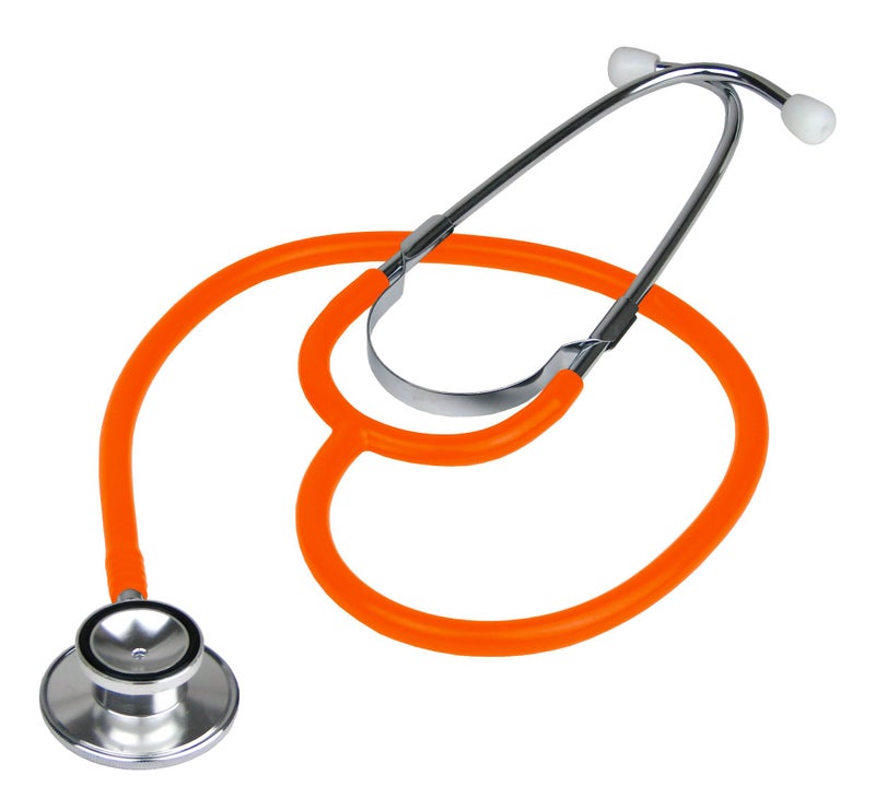 Ever Ready First Aid Dual Head Stethoscope - Orange - Image 1