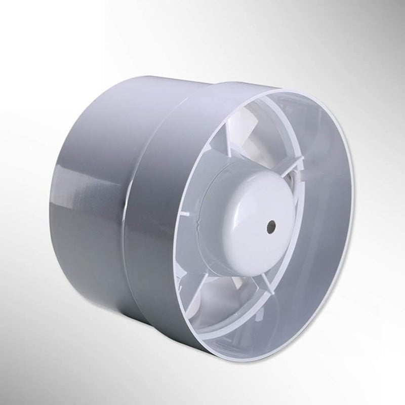 White Silent Inline Exhaust Fan For Kitchen Bathroom Toilet Duct Ventilation Air Clean - Image 4