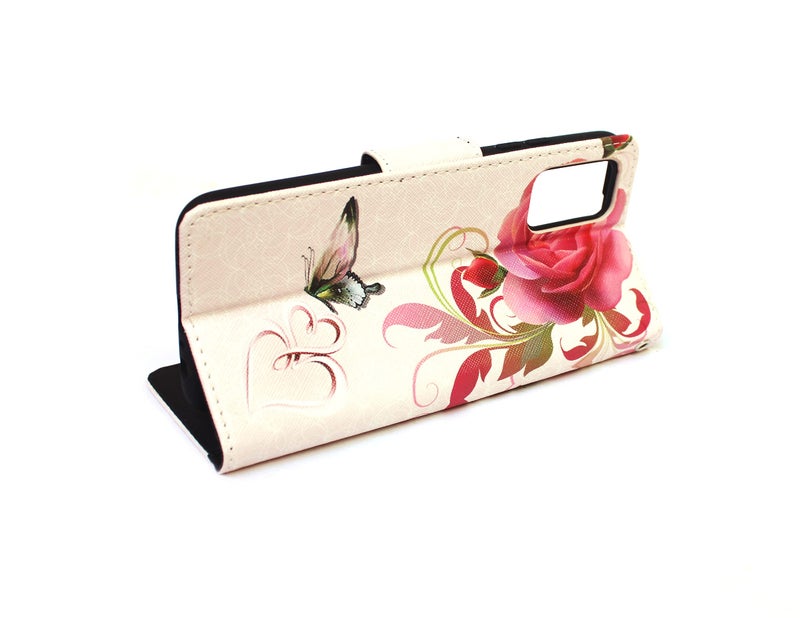 Arbuda flip Cover for Samsung Galaxy A16 5G Designer Fancy Printed Wallet flip case Cover- Rose Butterfly - Image 3