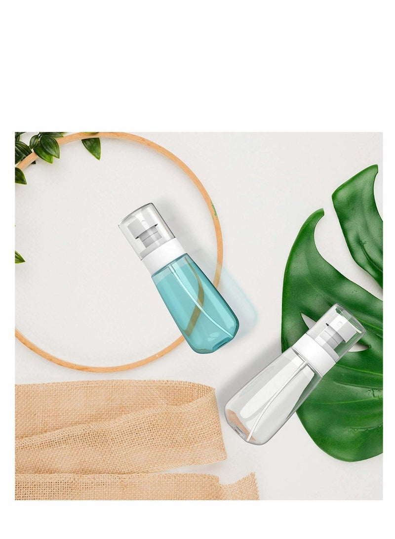 NIBEMINENT Spray Bottle, Spritzer Bottle Clear Fine Mist Sprayer Refillable and Reusable Plastic Bottles Empty Travel Professional Suitable for Hair Cleaning Essential Oils Perfume Remover, 2 Pack - Image 5