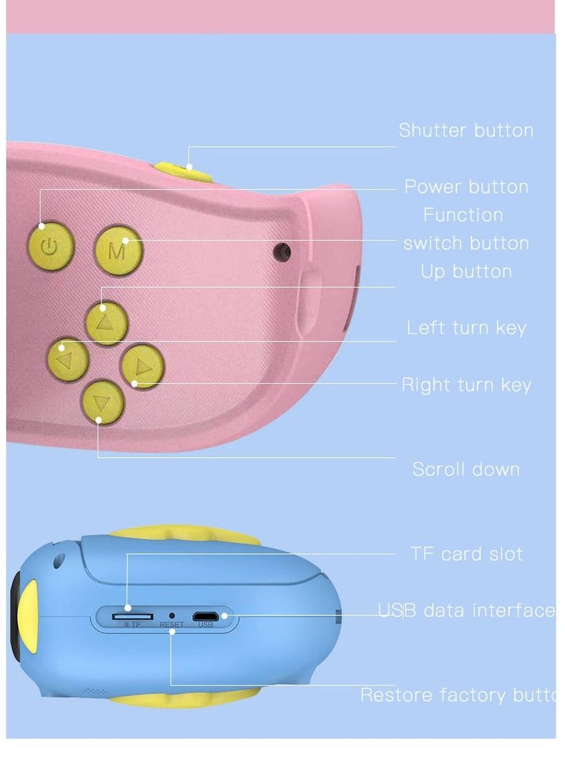 Prime Children Digital Camera Kids Selfie HD Digital Video Cameras SD Card Supported - Image 4