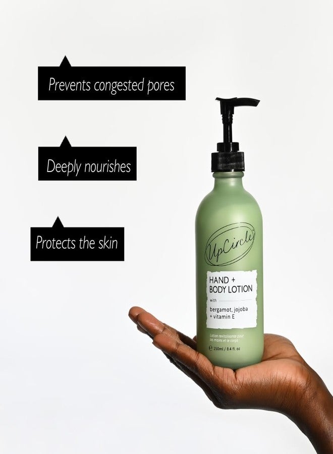UPCIRCLE Hand + Body Lotion with Bergamot Water 8.45oz - For Nourishing + Repairing - Glycerin + Jojoba - Natural, Vegan + Cruelty Free - Image 2